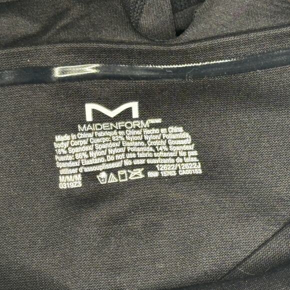 Maidenform High-Waist Thigh Slimmer Shapewear Black Size Medium - Picture 6 of 7